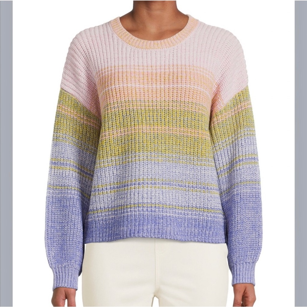 TIME AND TRU rainbow sweater - XXL
